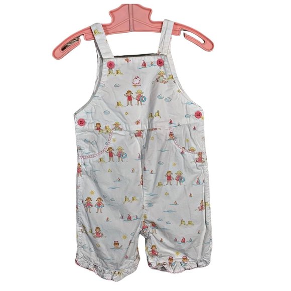 Baby Cottons Beach Print Overalls 12 Months - Picture 1 of 8